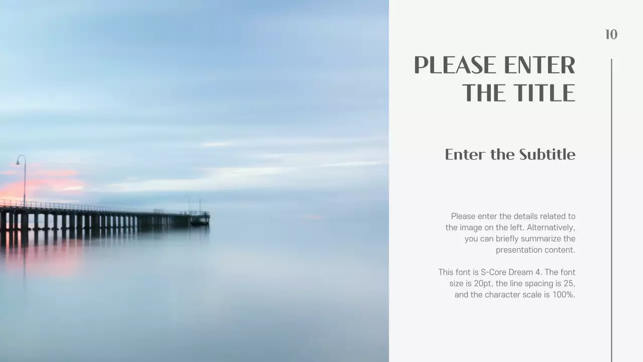 Grey Minimalist Template Presentation