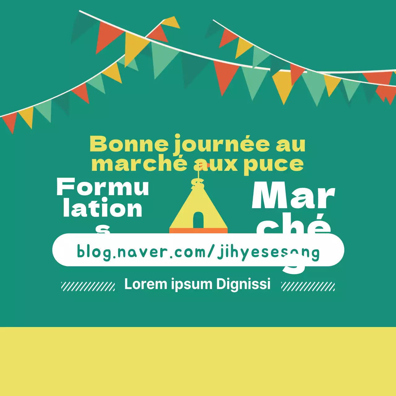 Marché de la formulation