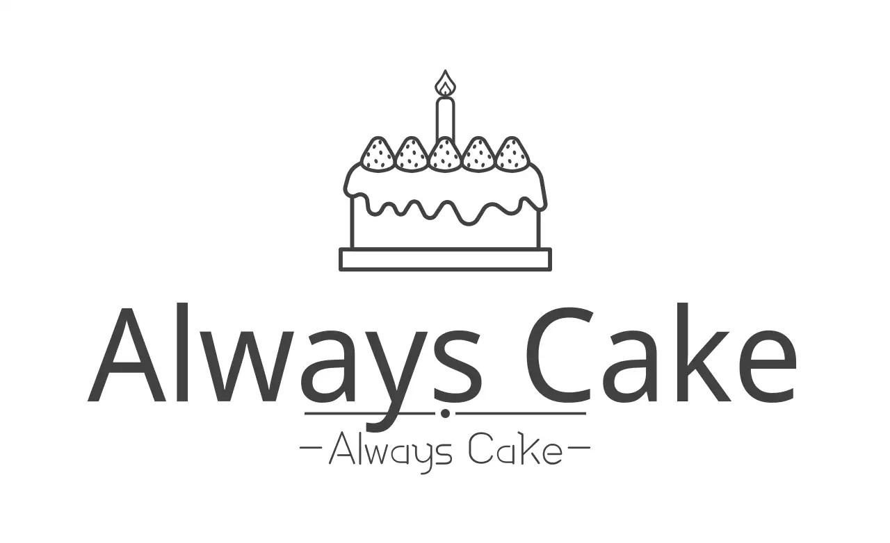 Black Minimal Cake Promotion Banner