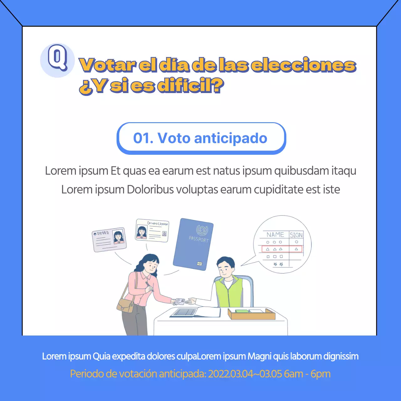 Las elecciones presidenciales de un vistazo en azul: ¿Qué poderes tiene el Presidente? Vota en la 20ª Elección Presidencial