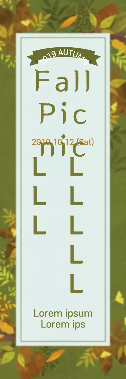 Banner de convite para piquenique tradicional verde