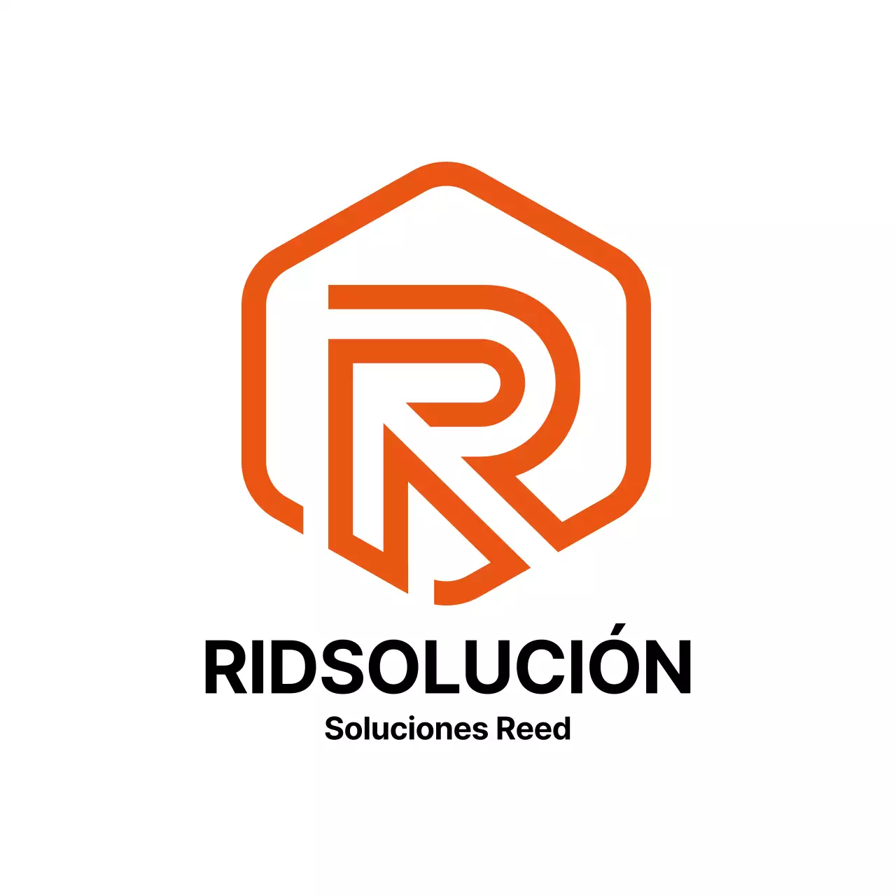 Posavasos corporativo naranja sencillo con logotipo de empresa