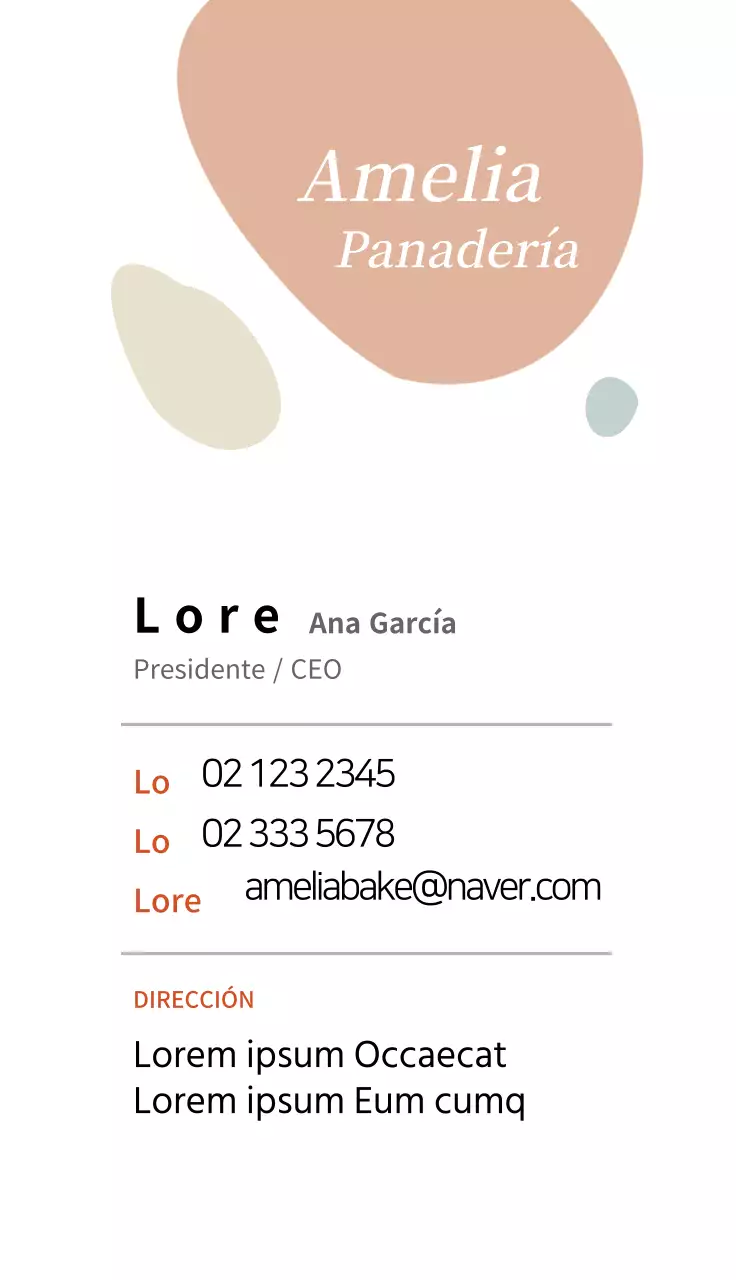 Red Cute Pattern Panadería Panadería