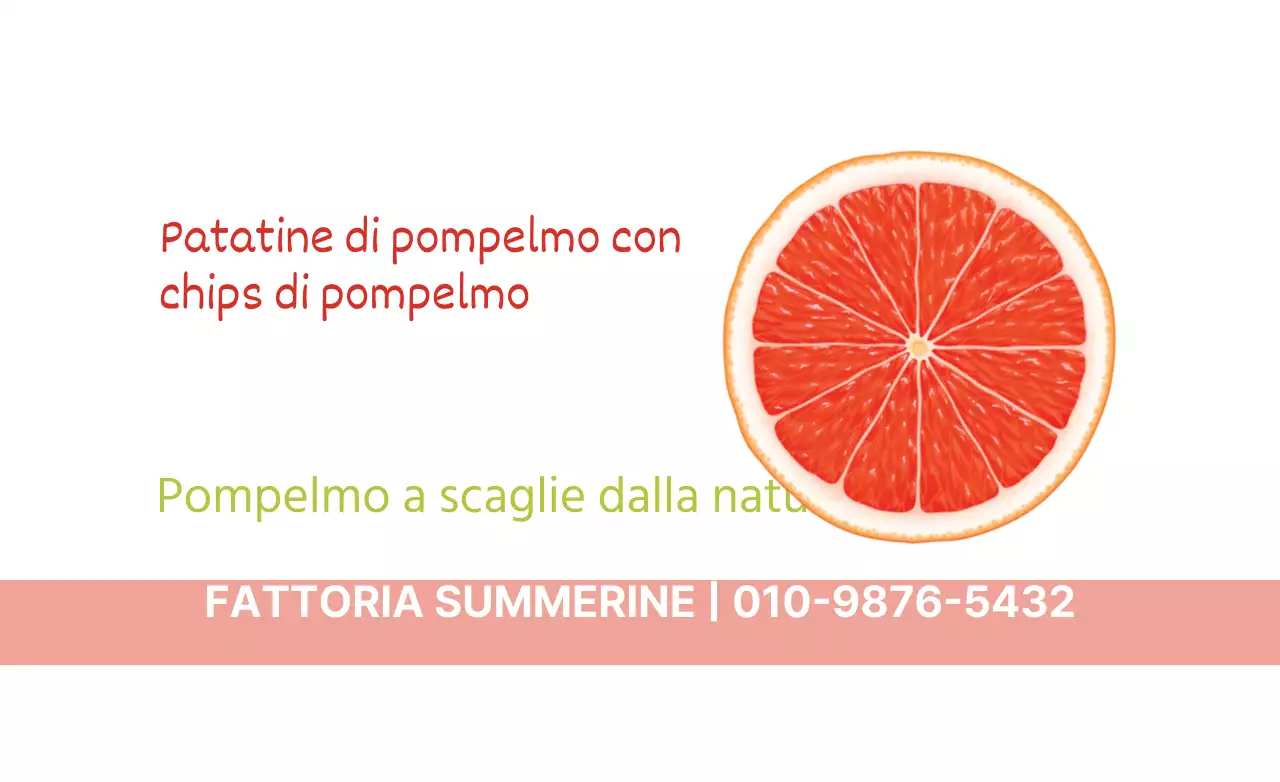 Patatine al pompelmo