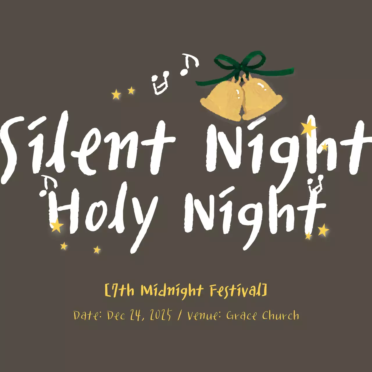 Spanduk Pengumuman Festival Tradisional Coklat