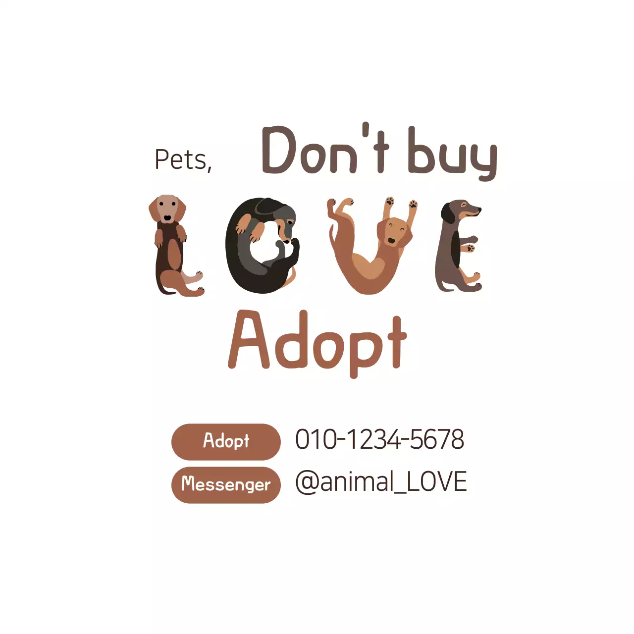 Brown Minimal Pet Promotion Banner