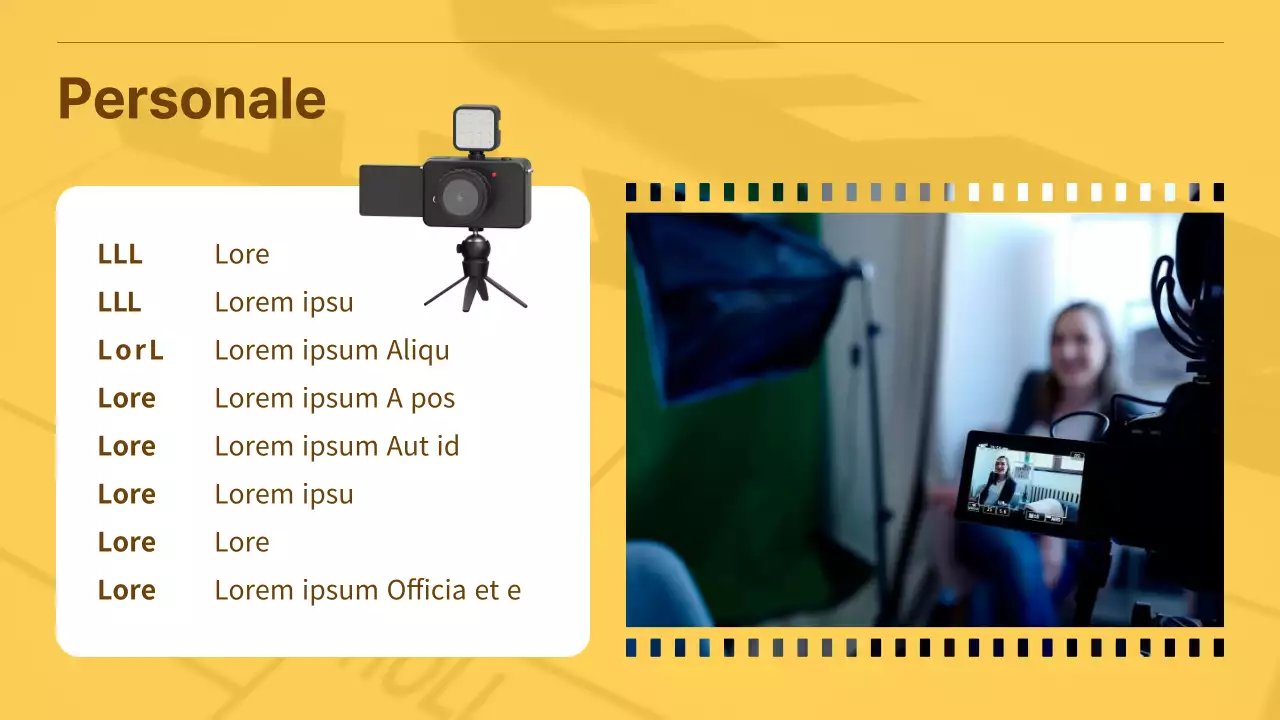 Una bella proposta di sponsorizzazione aziendale in giallo