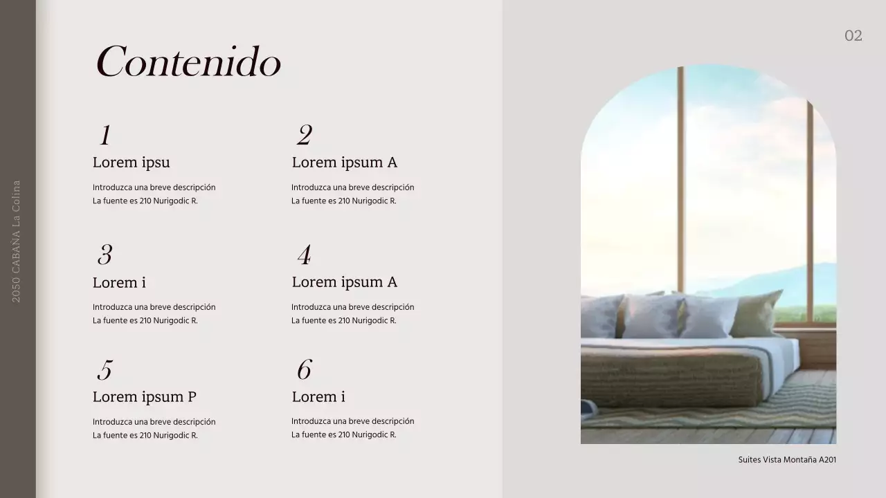 Presentamos Miridi Pensión en tranquilizantes tonos beige-gris