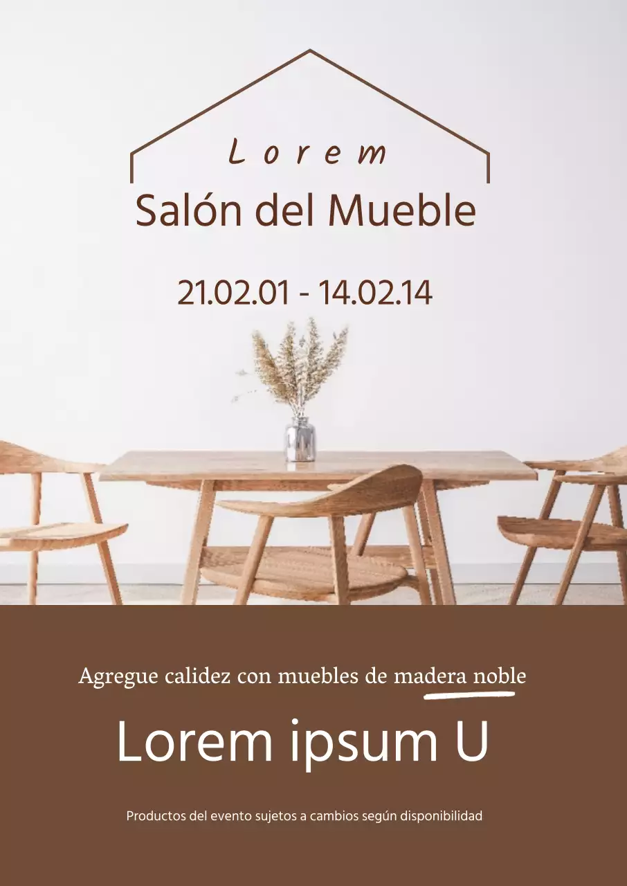 Brown PhotographyPromociona un evento de venta de muebles y accesorios de interior limpios.