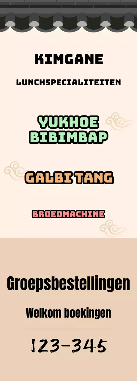 Traditioneel concept slagerij in een beige betegeld huis