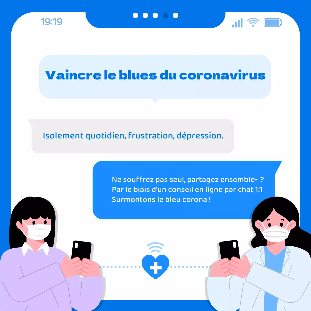 Corona Blue avec thème de chat bleu