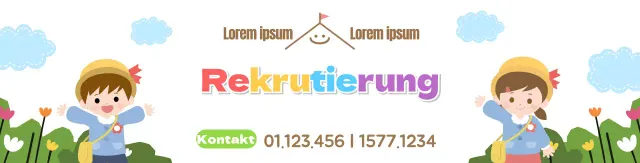 White Cute Werbeanwerbung