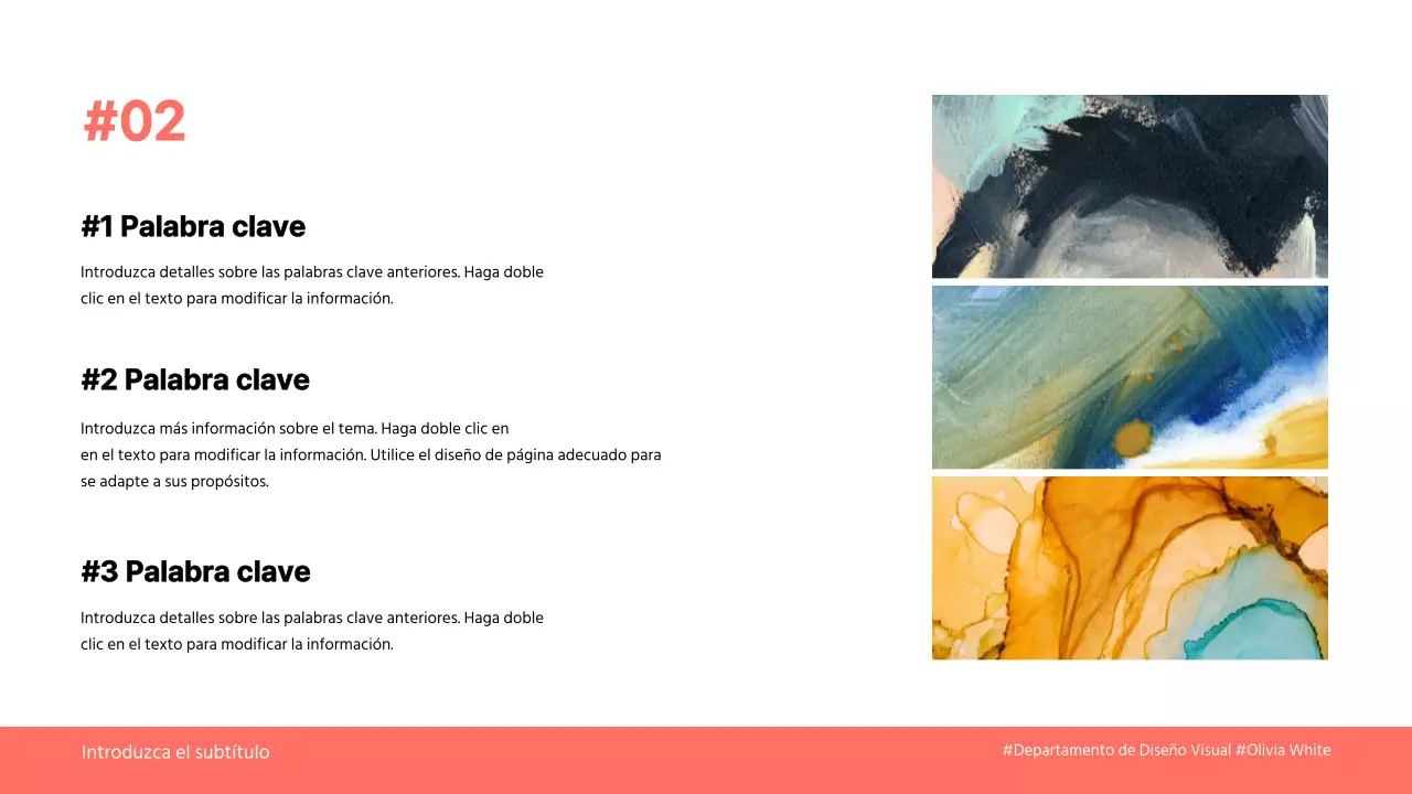 Chip de color, Coral