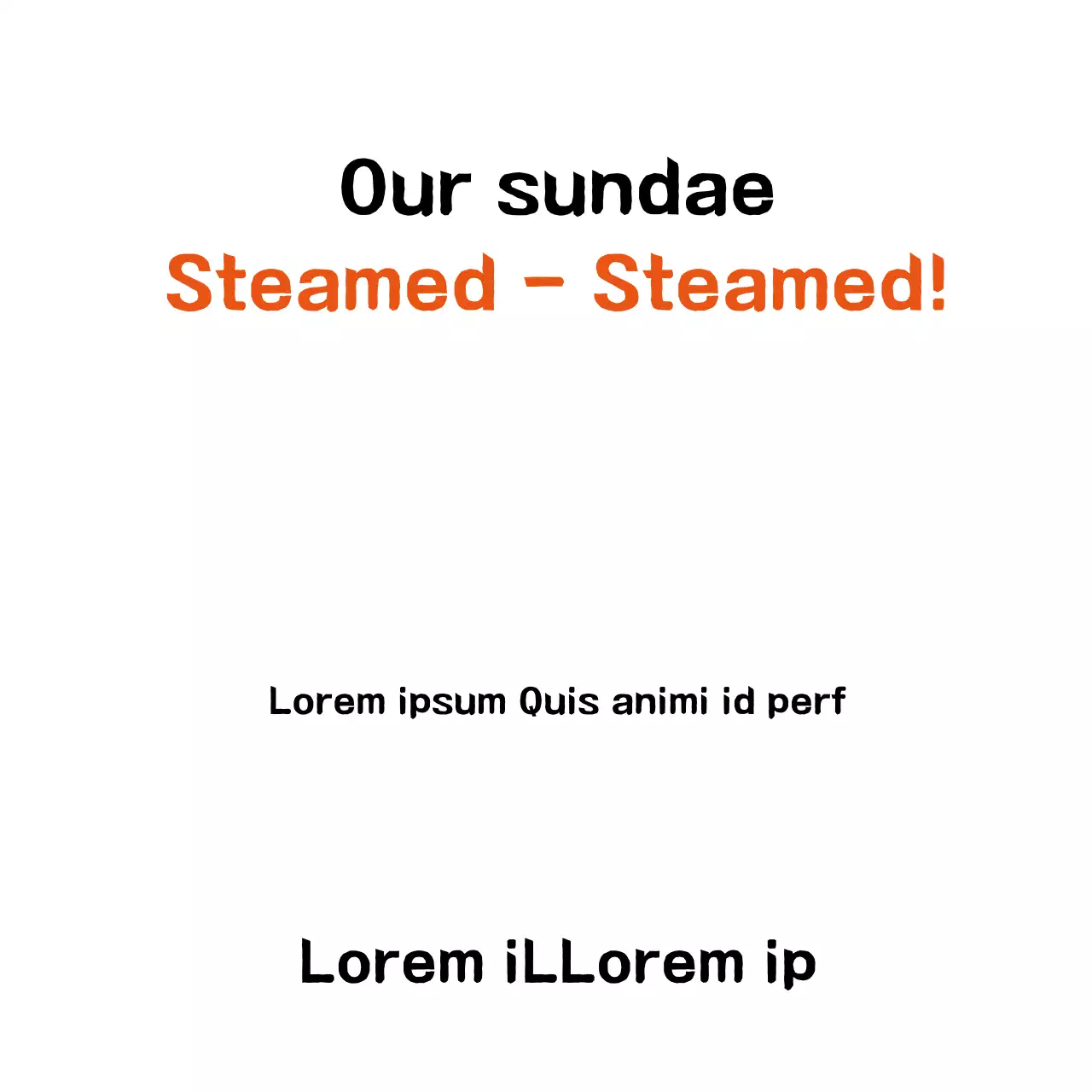 Orange Simple Food Promotion Banner