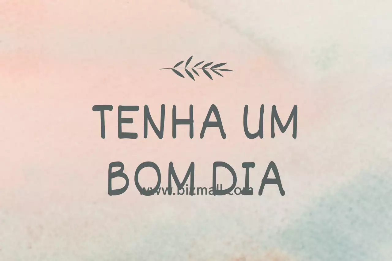 UM BOM DIA