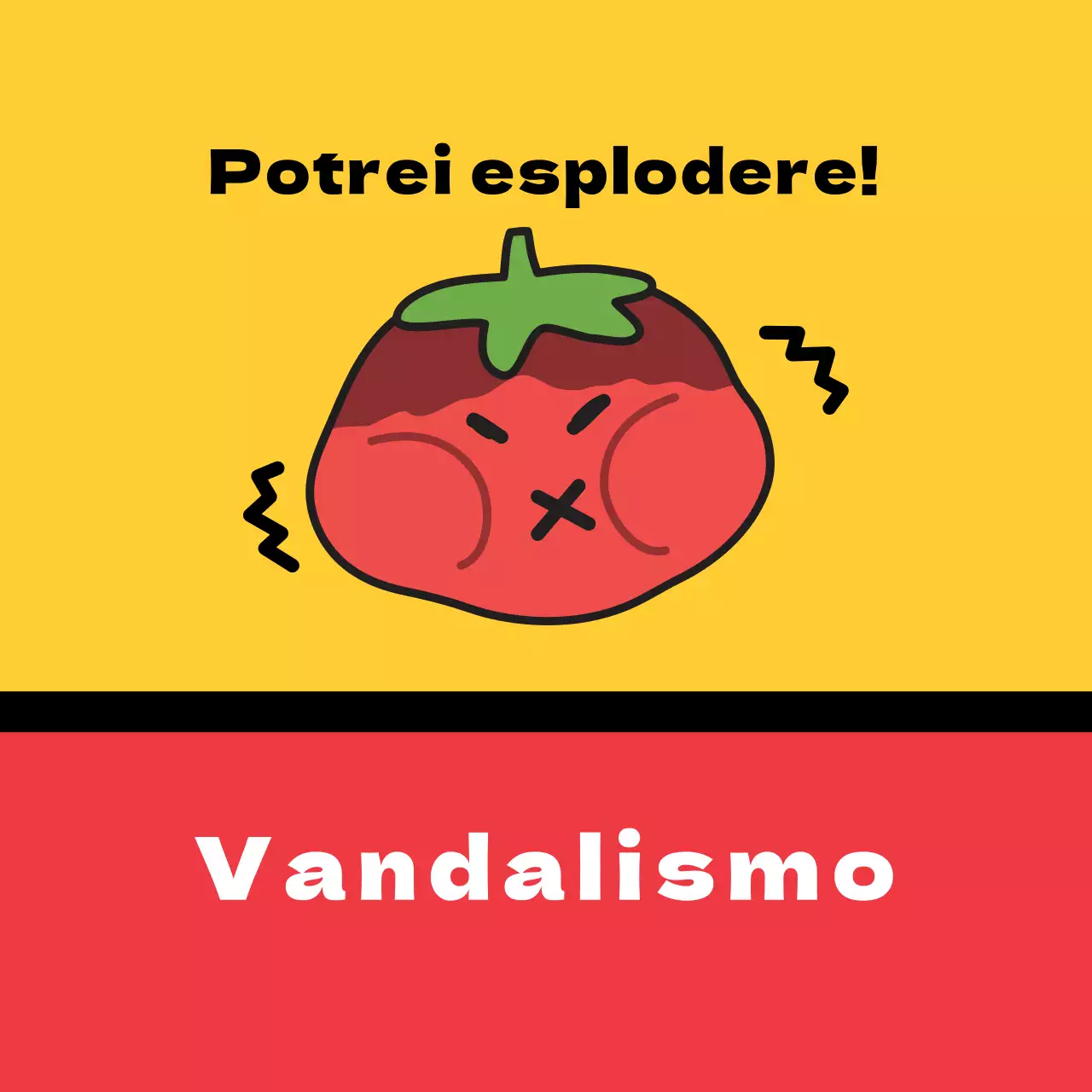 Adesivo quadrato di spedizione