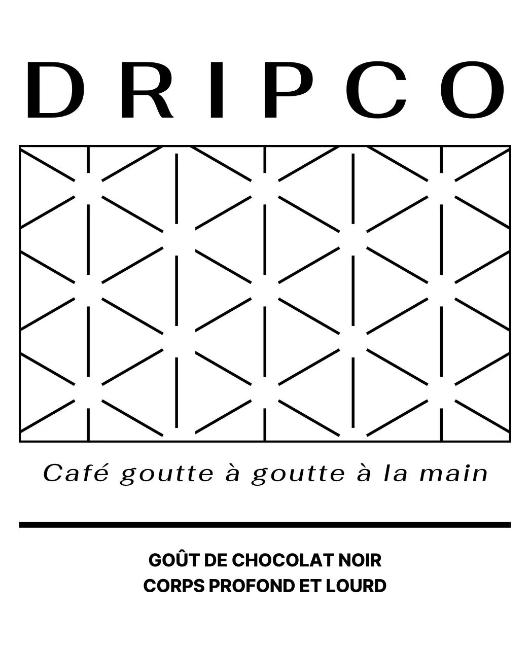 Design avec un motif de lignes noires