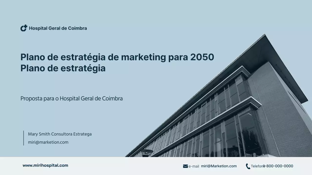 Um manual simples de marketing em linha para hospitais azuis