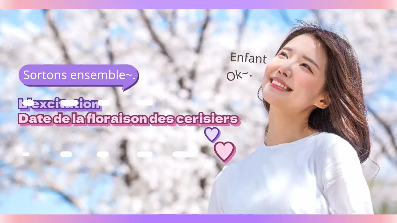 Date de la floraison des cerisiers