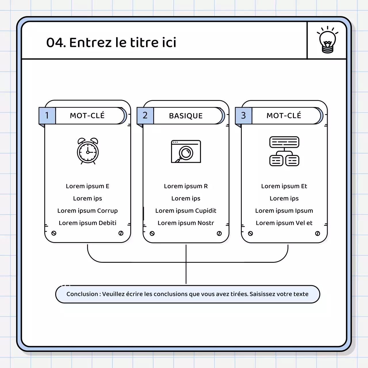 Kit de présentation de base en jaune et chartreuse