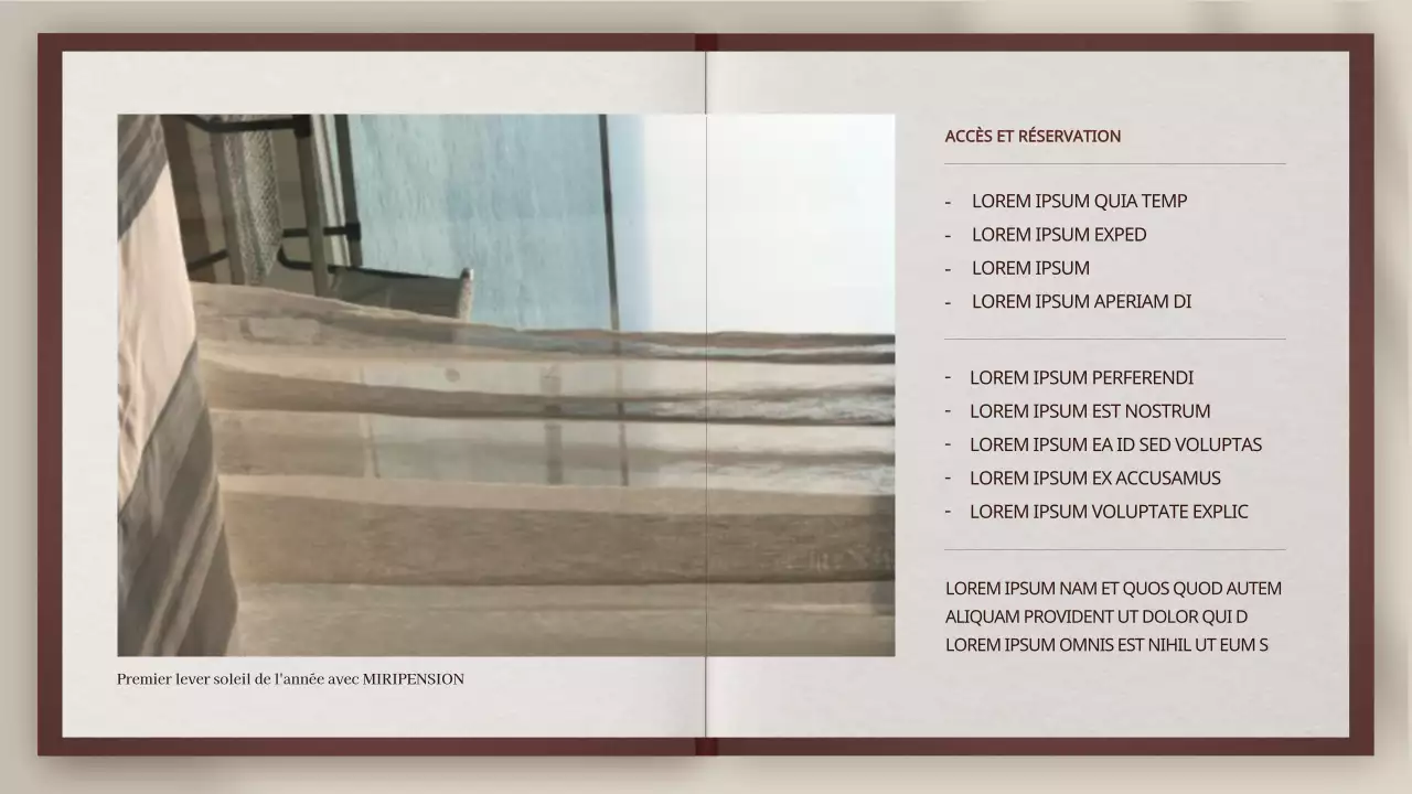 Guide de pension du concept de livre de Brunton