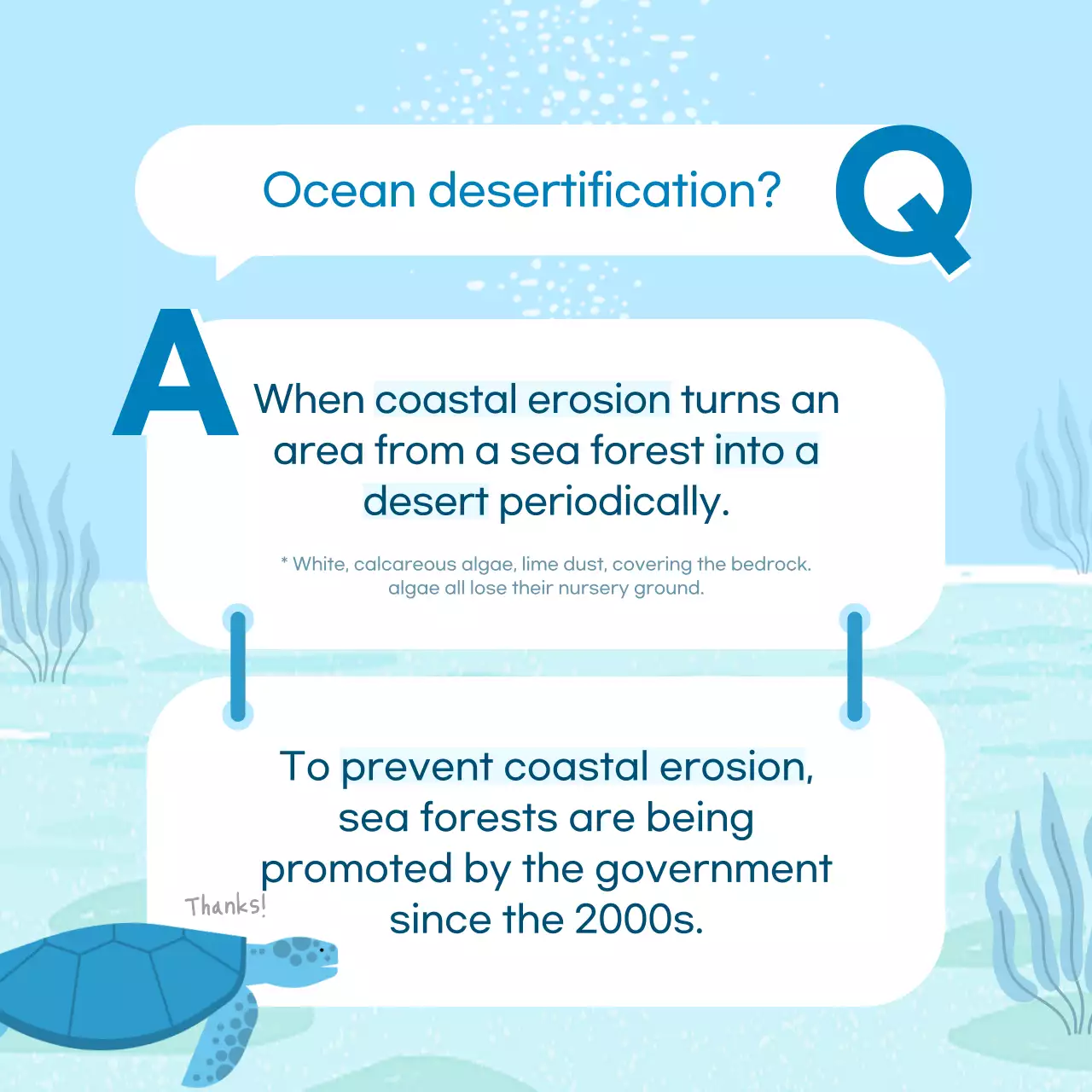 Blue Modern Ocean Announcement Instagram Carousel