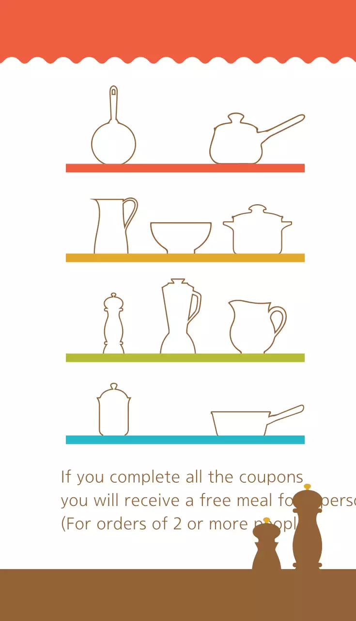 Danh thiếp quảng cáo nhà hàng Orange Minimal