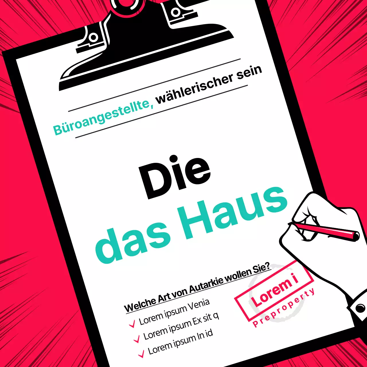 Das Haus, in dem Sie leben