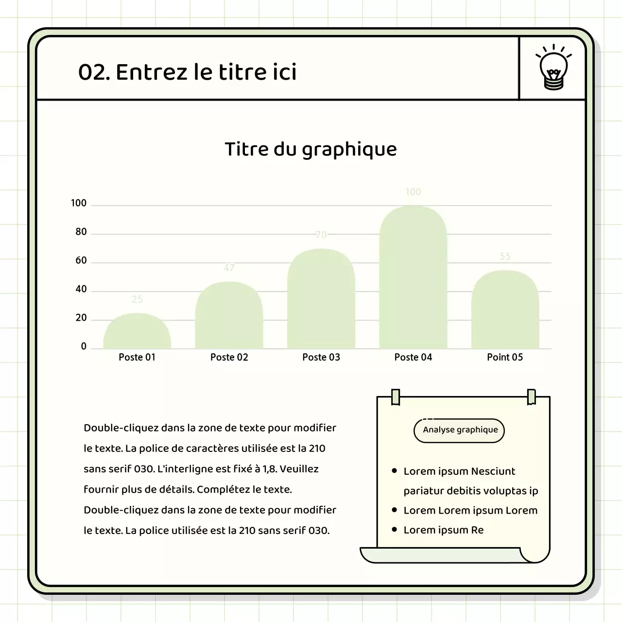 Kit de présentation de base en jaune et chartreuse
