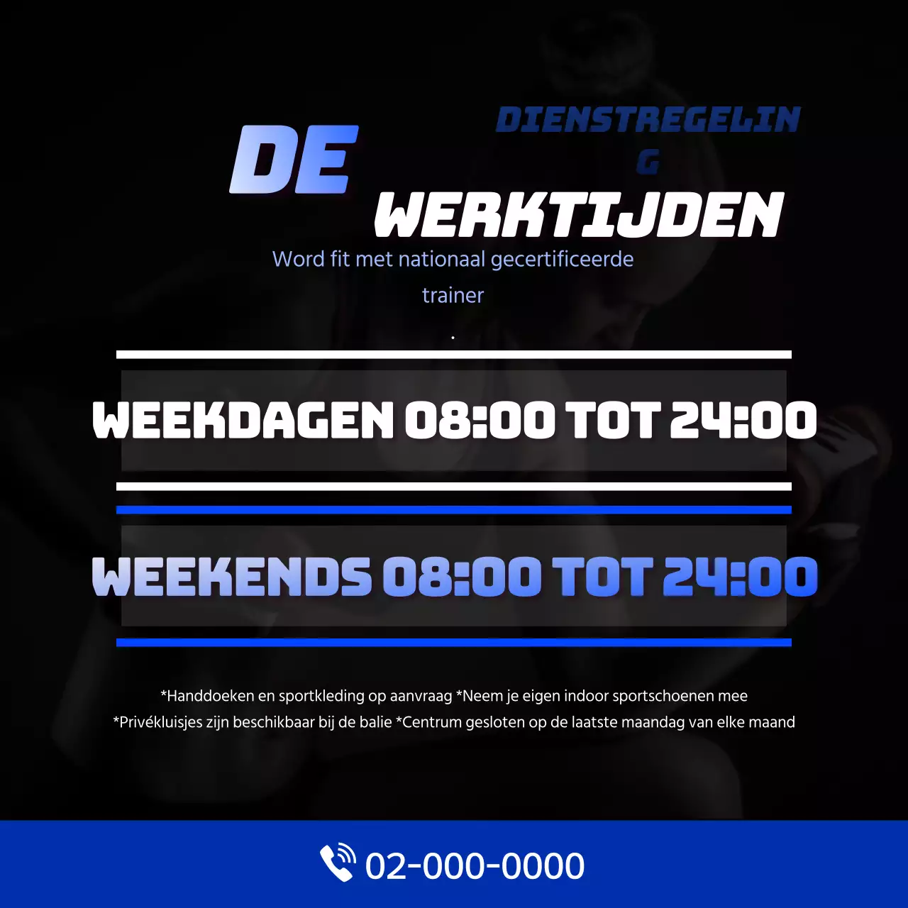 Zwart en blauw voor eenvoudige gezondheid Fitness Nieuws