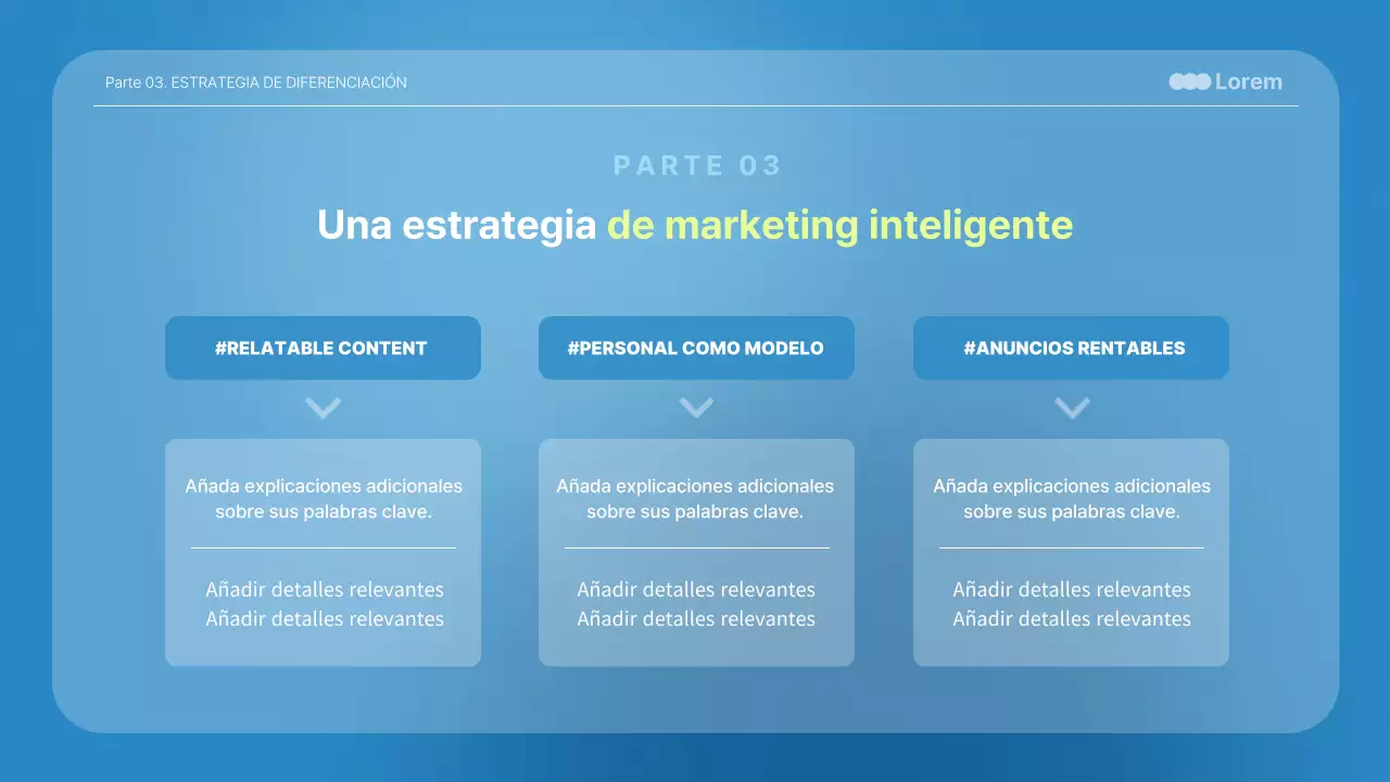 Presentaciones médicas en azul