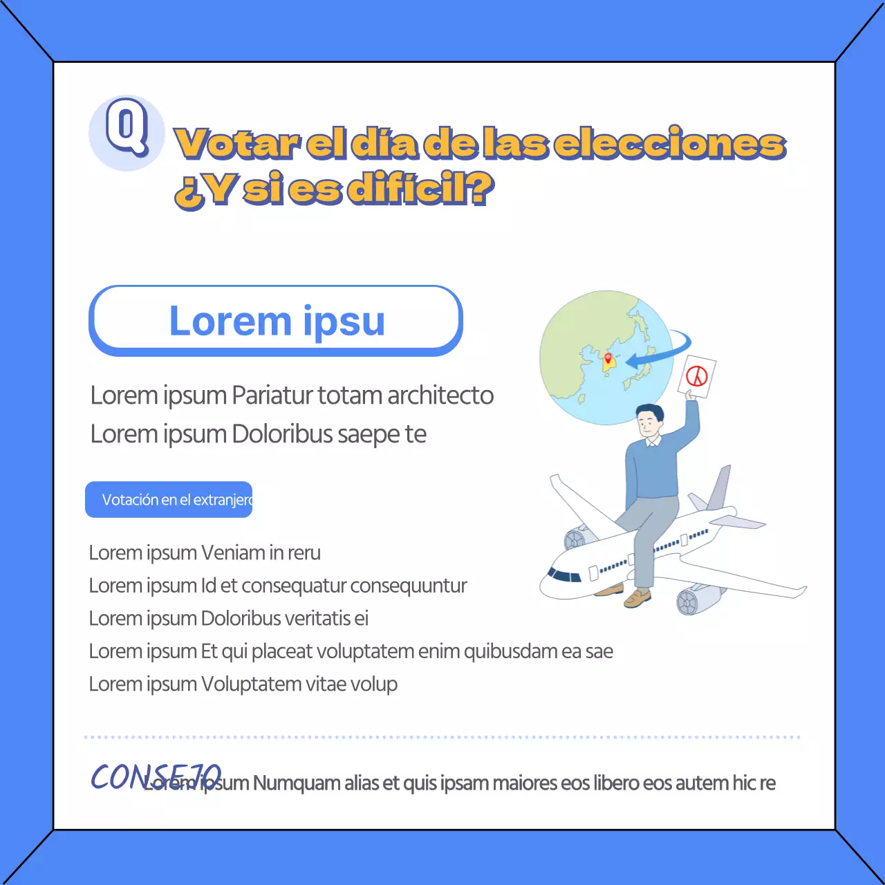 Las elecciones presidenciales de un vistazo en azul: ¿Qué poderes tiene el Presidente? Vota en la 20ª Elección Presidencial