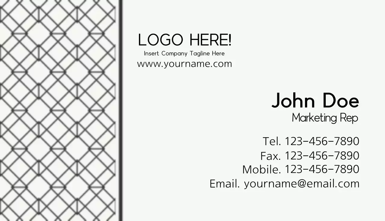 Grey Minimal Business Card