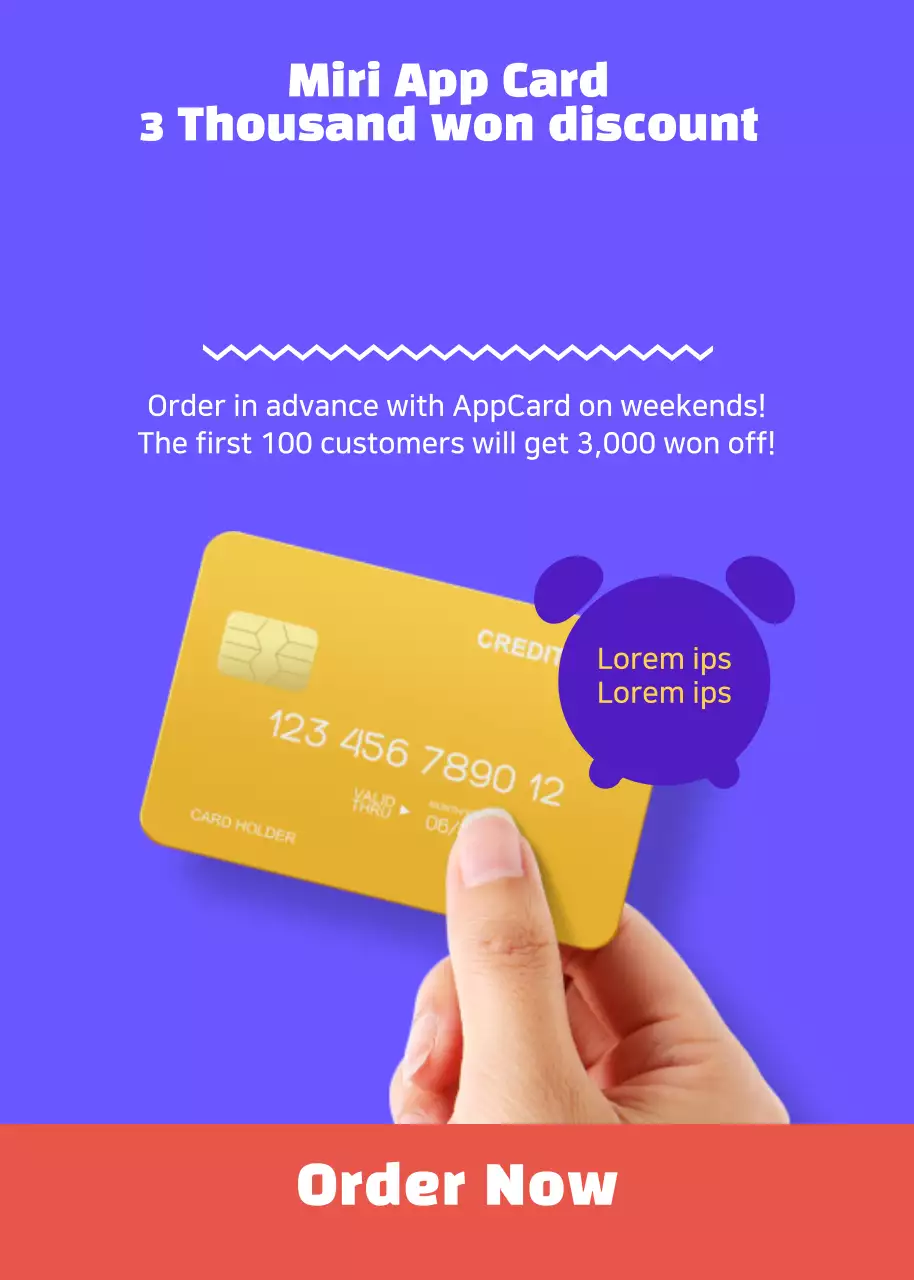 Poster khuyến mại giảm giá hoạt hình Teal