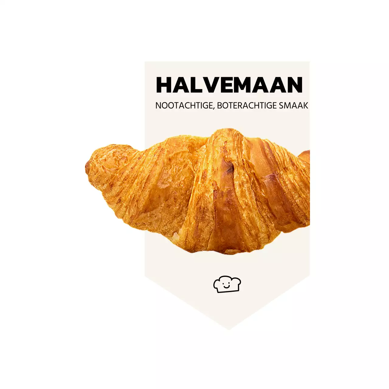 Een eenvoudig ontwerp voor een bakkerijmenu met afbeeldingen van echt brood in zwart en ivoor.