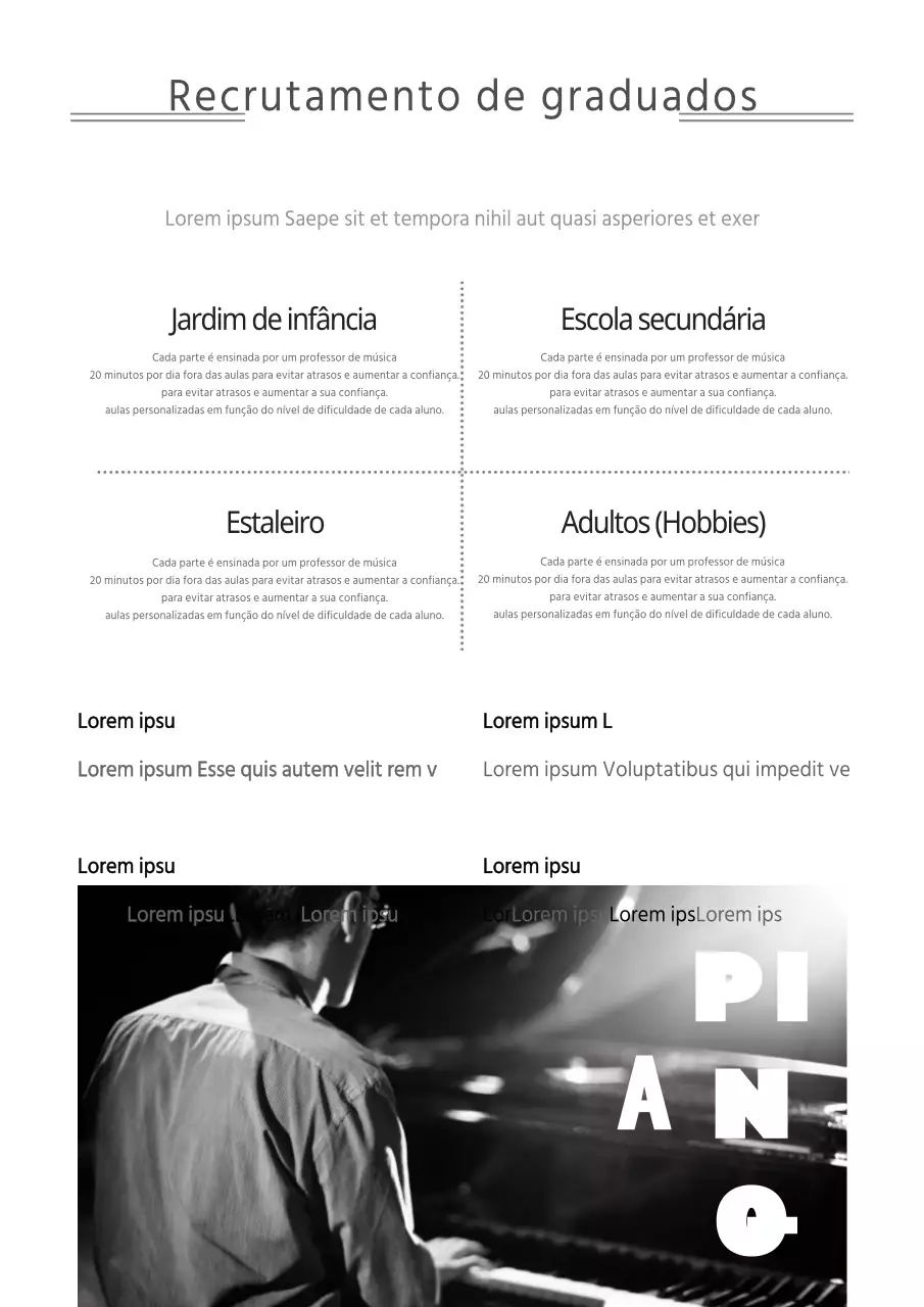 Recrutamento de licenciados