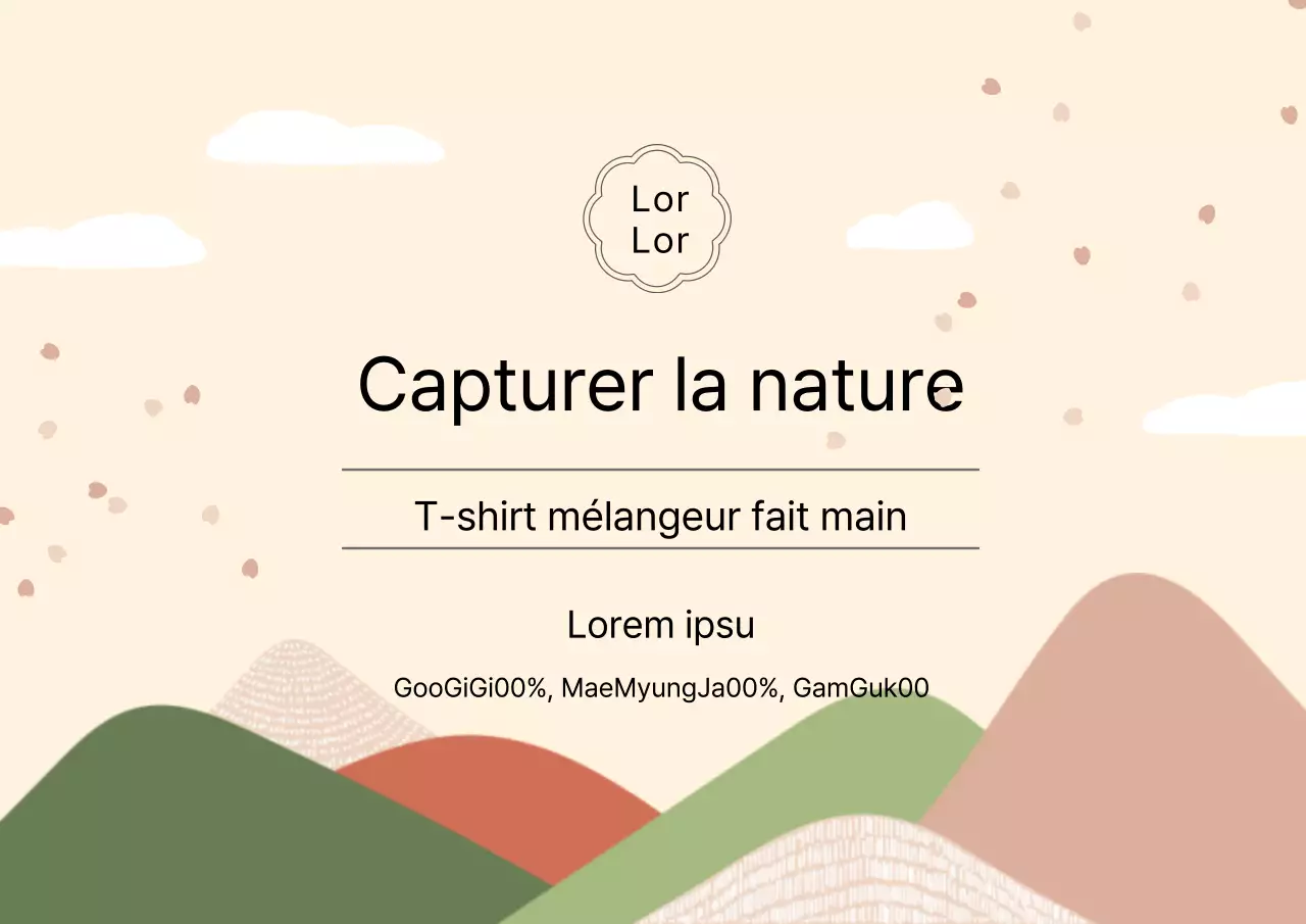 Autocollant Pastel Calm Healthy Tea Rectangle