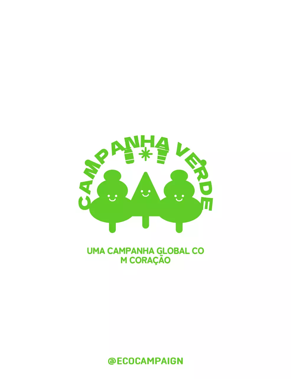 Dê estilo à sua campanha ecológica com personagens de madeira e combinações de texto fofas