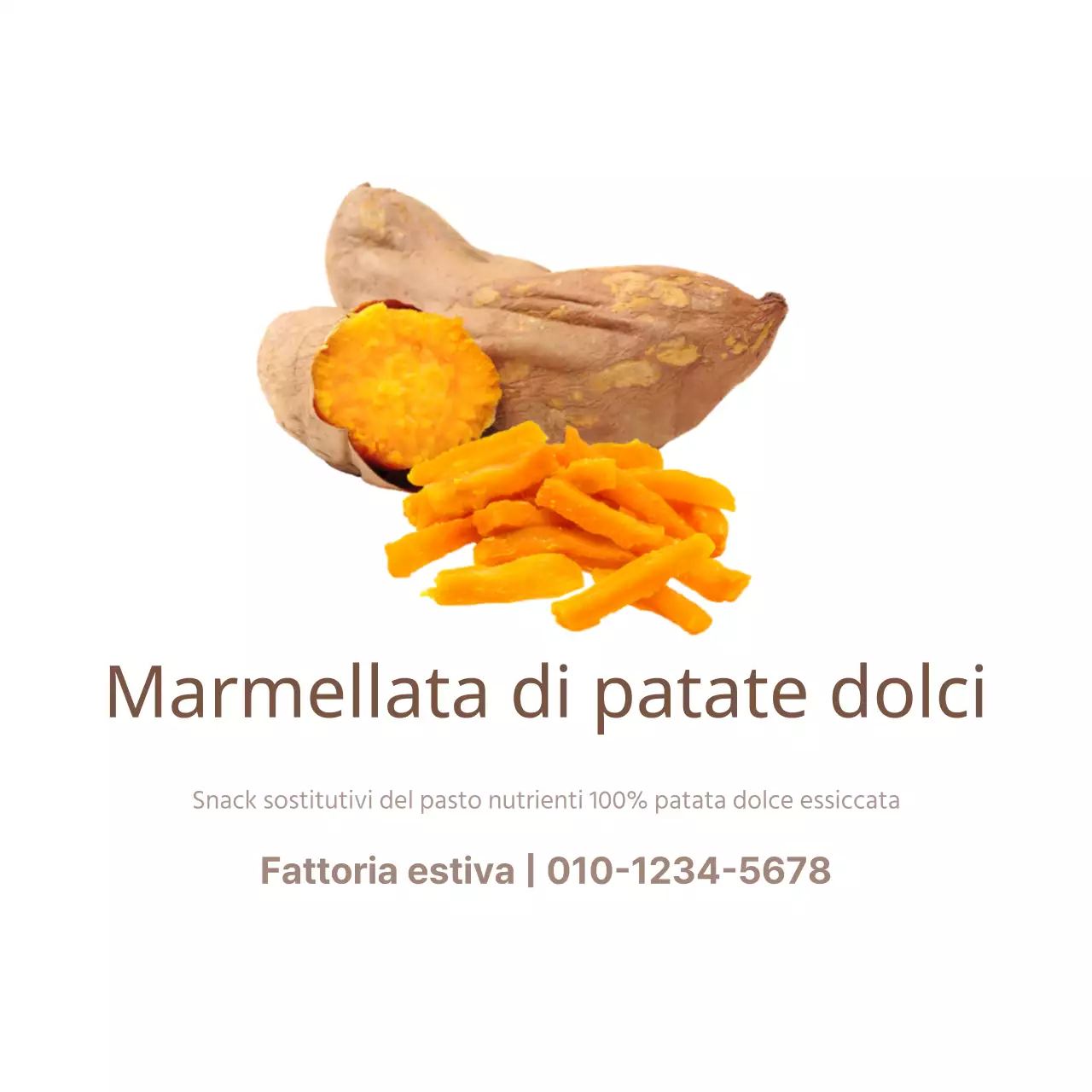 Marmellata di patate dolci