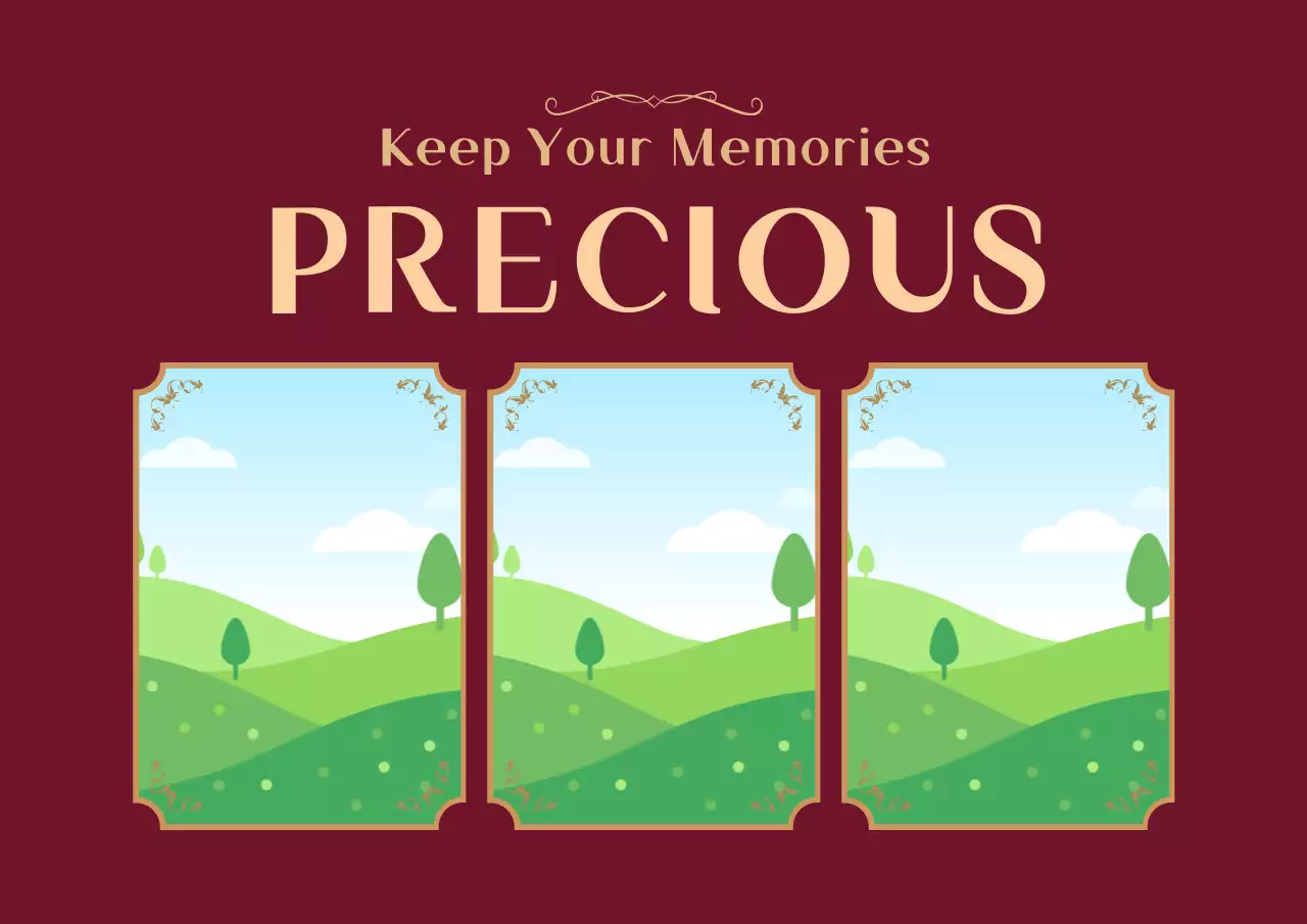 Maroon Classic Memories Announcement Poster