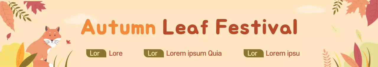 Banner de rua da feira de velharias de outono