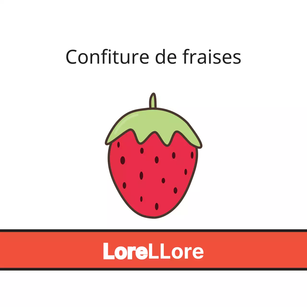 Confiture de fraises