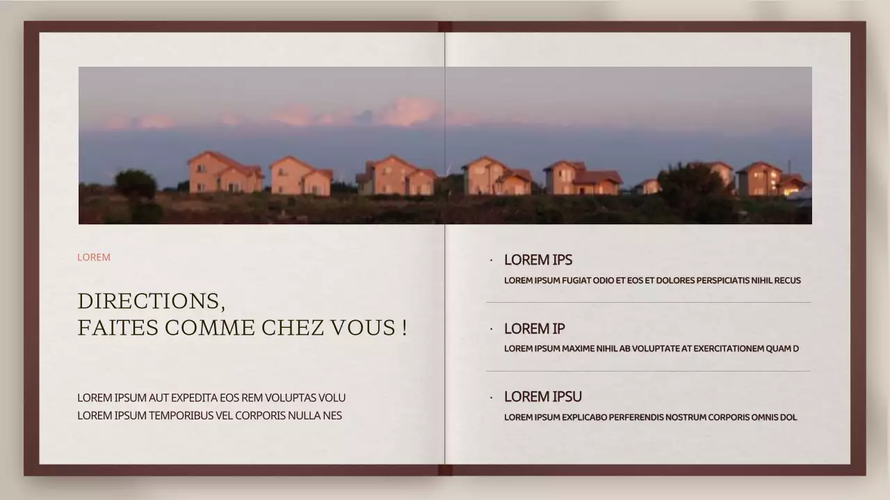 Guide de pension du concept de livre de Brunton