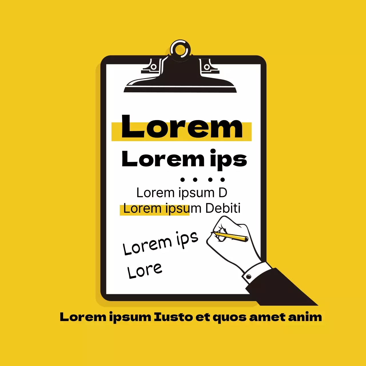 Étiquettes d'inscription illustrées, jaunes et soignées, pour le coronavirus