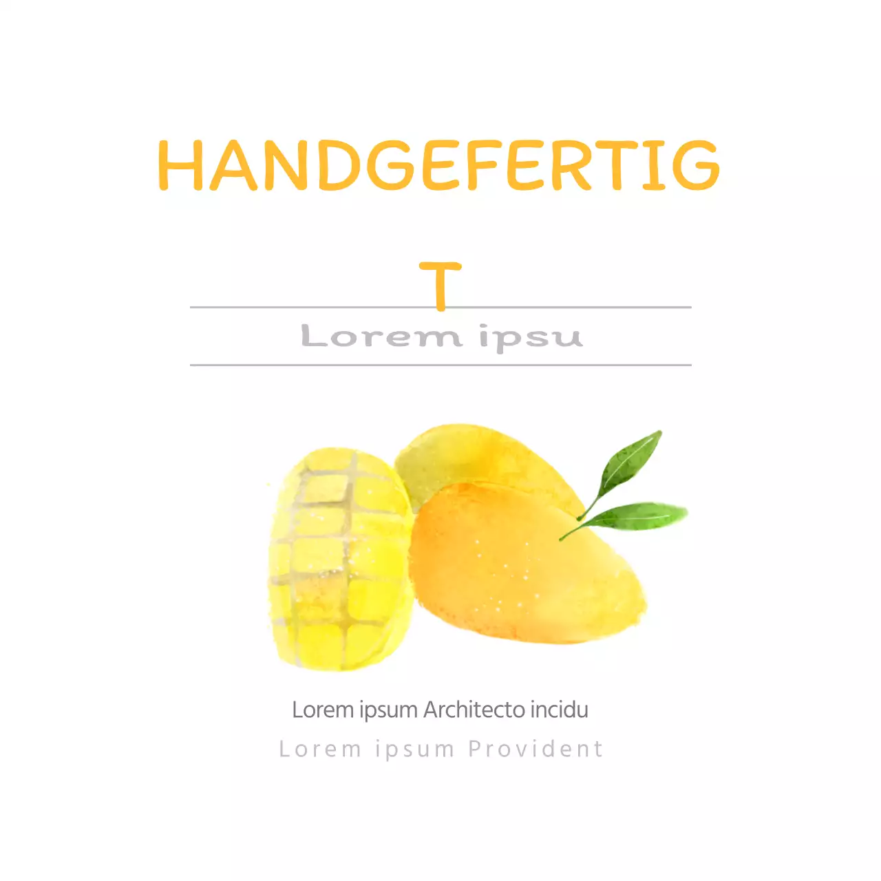 100% ECHTE FRÜCHTE Mango