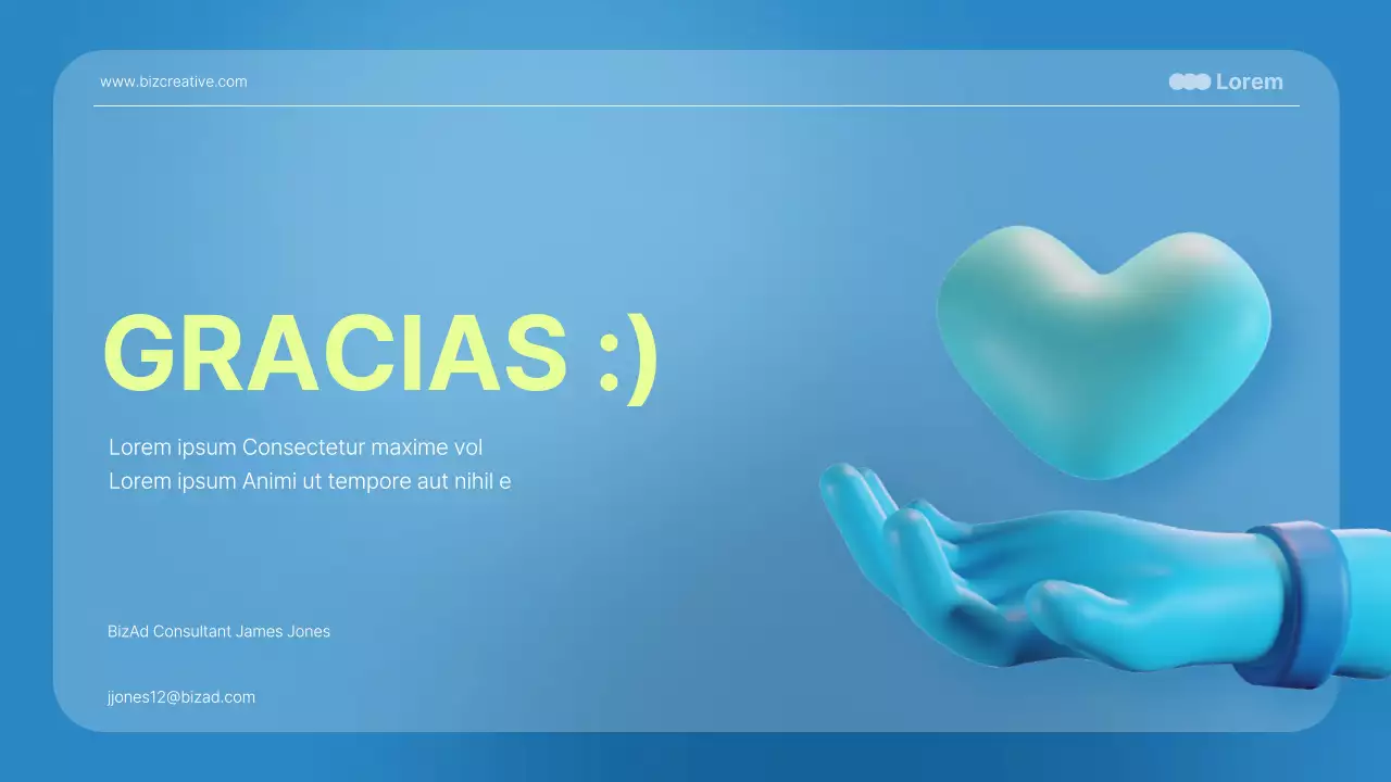 Presentaciones médicas en azul