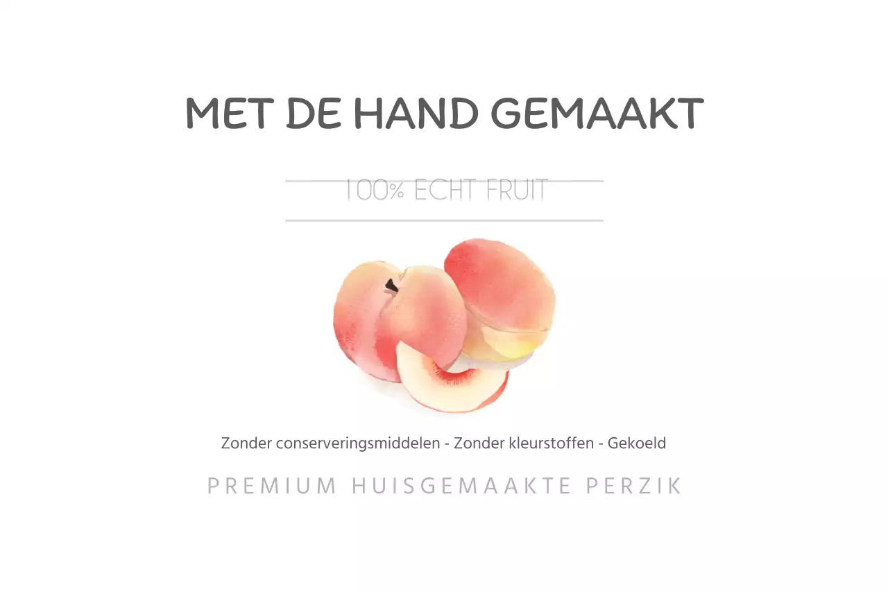 Handgemaakt fruit