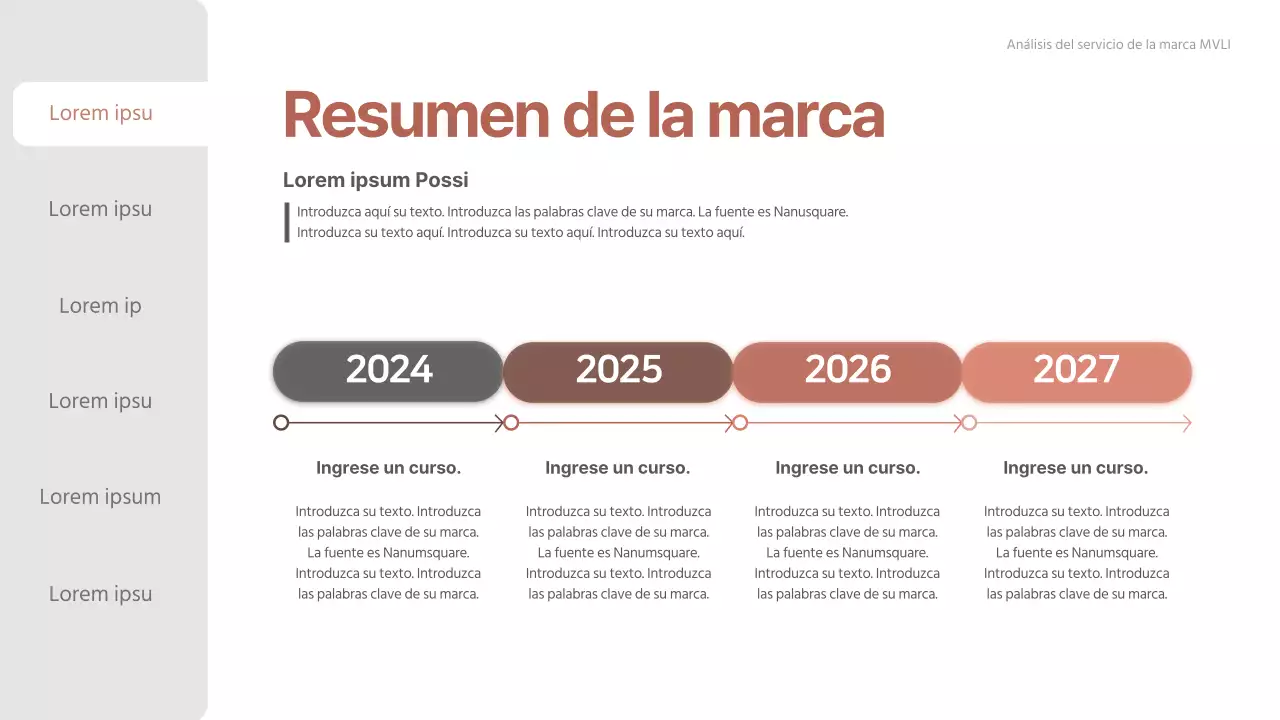 Informe de consultoría limpio degradado rosa-beige