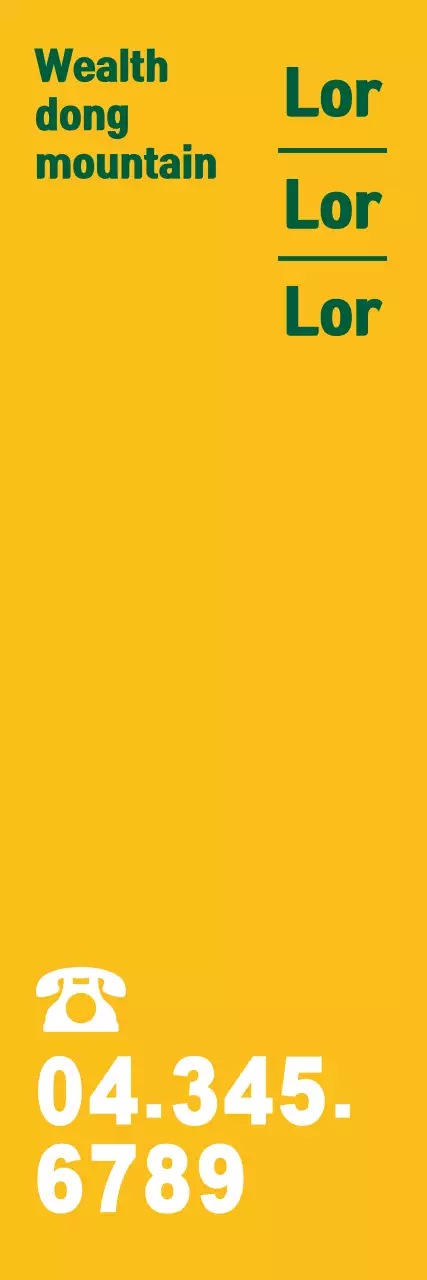 Banner de anúncio de riqueza simples amarela