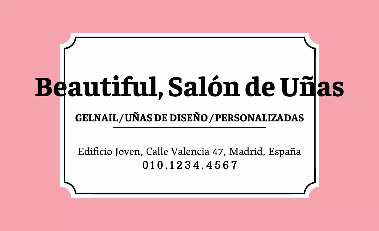 Preciosa tienda de uñas